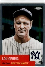 2022 Topps Chrome Platinum Anniversary #4 Lou Gehrig New York Yankees