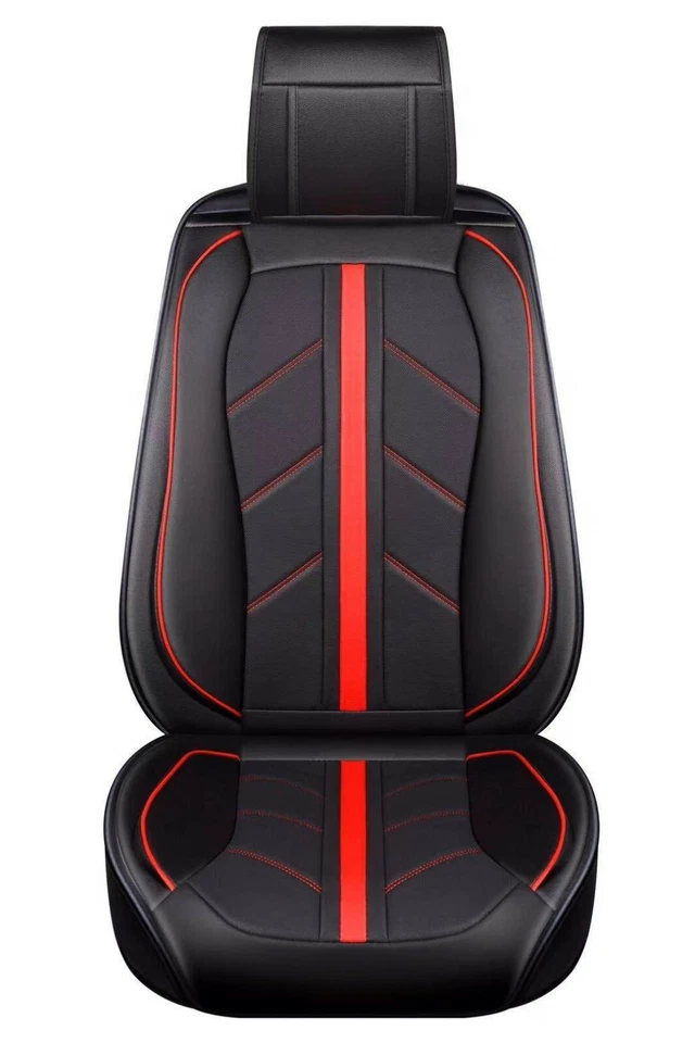 Housses de Sièges Auto Sport Cuir Noir Ensemble Pour Mercedes C E S GLA GLB EQC - Photo 4/4