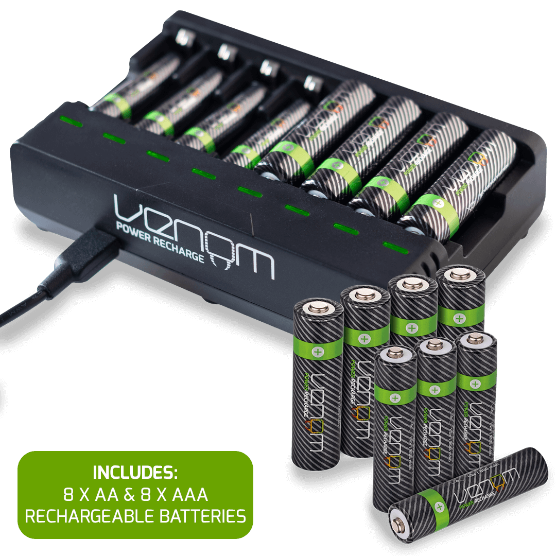 Rechargeable Battery Charging Dock plus x AA x AAA High