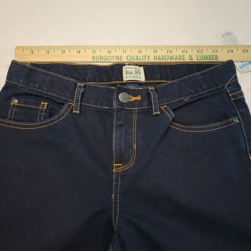 The Childrens Place Denim Jeans Girls 14 Skinny Stretch Adjustable Waist 28×28 - Picture 12 of 17