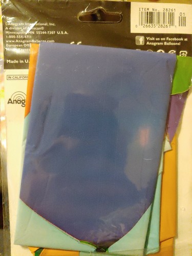 Number 9 Balloon " Balloons & Streamers" SuperShape Foil Balloons 23" New - Picture 2 of 2
