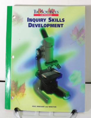 Holt Biosources Lab Program Inquiry Skills Development