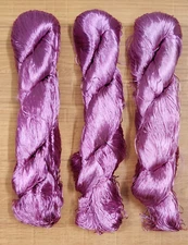  3 Thread Yarn Lace Skeins Knitting Work Reel Silk Fabric 345g Woven Sari