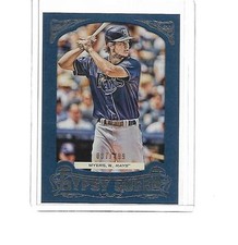 2014 TOPPS GYPSY QUEEN BASEBALL BLUE FRAMED WIL MYERS #49 087/499