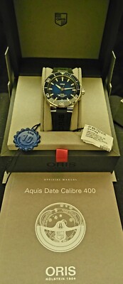 ORIS Aquis Date Caliber 400 Auto, 5 Day Pwr Res! 300M 01 400 7763 4135-0742474EB