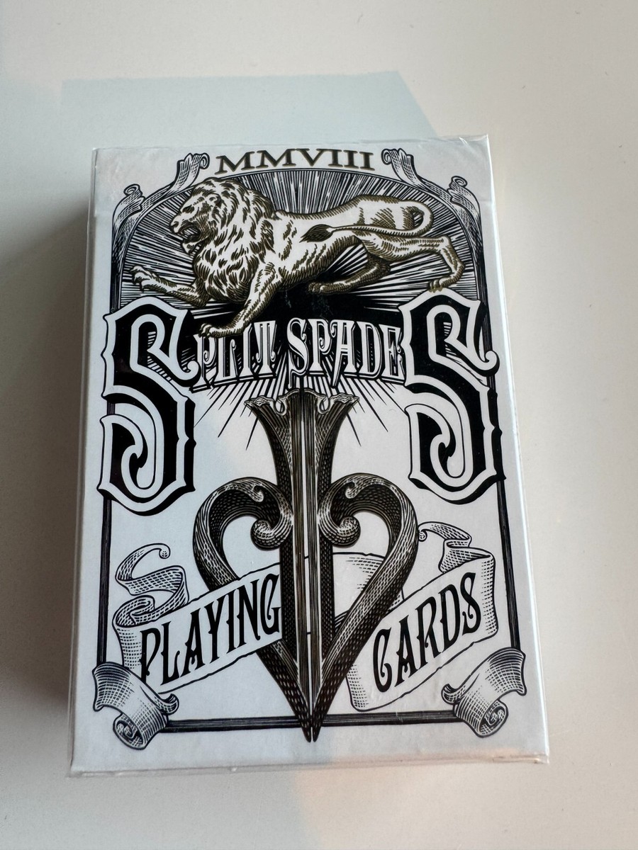トランプ David Blaine Split Spades 1st Edition Split Spades David Blaine Playing Cards Blue - New, Rare