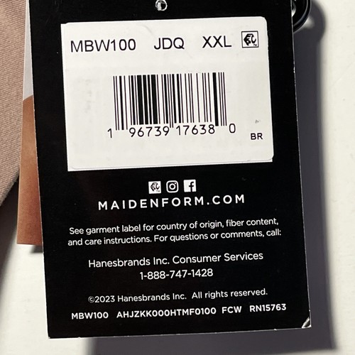 Maidenform Bralette Womens XXL Beige Basically Sexy Pullover Wireless Shaping - Picture 8 of 12