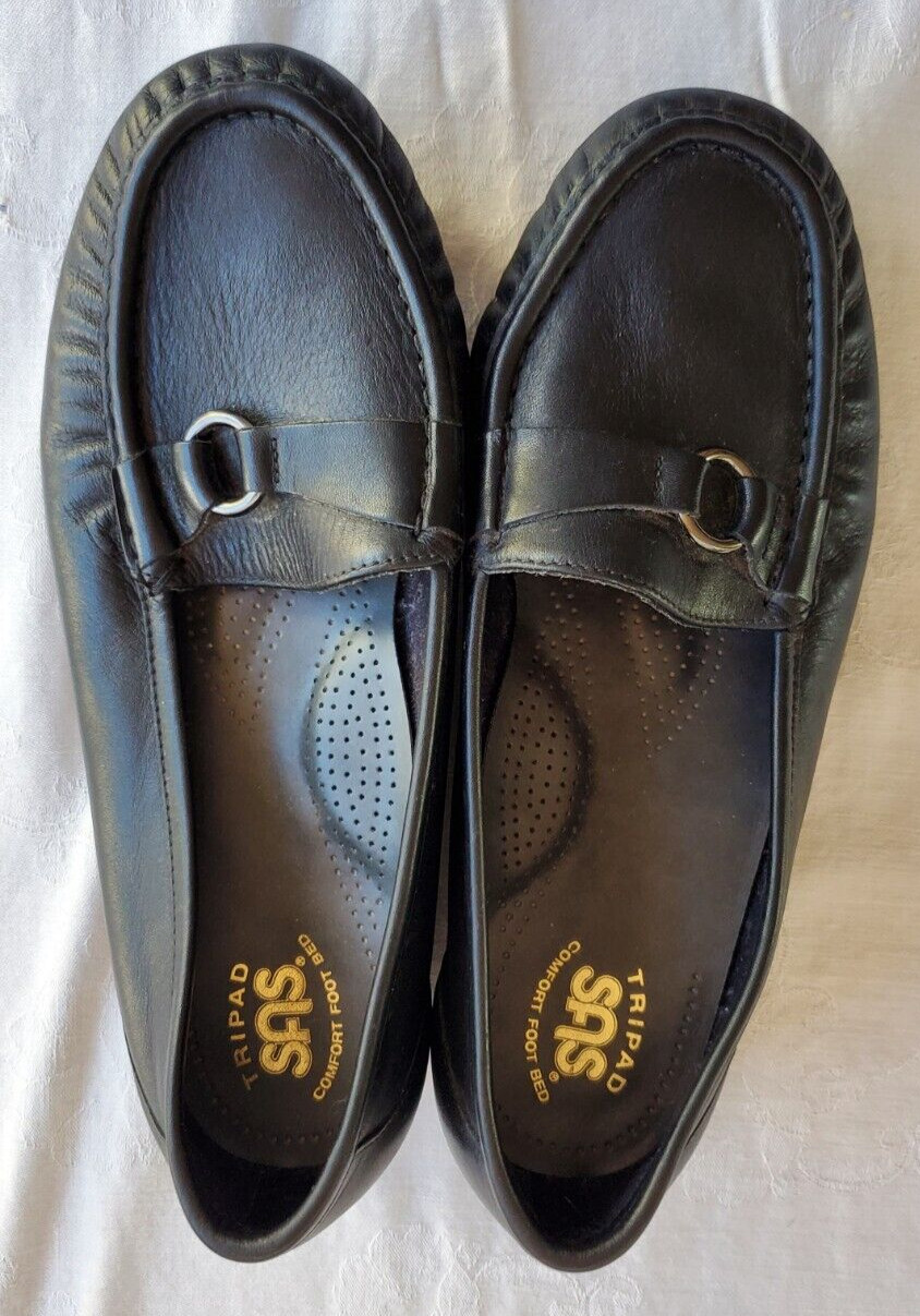 SAS Slip On Black Tripad Loafer WW Womens shoes