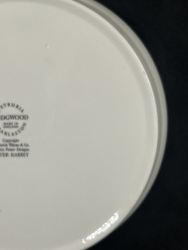 Beatrix Potter Peter Rabbit Bowl Wedgewood of Eturia & Barlsaston England - Picture 17 of 19