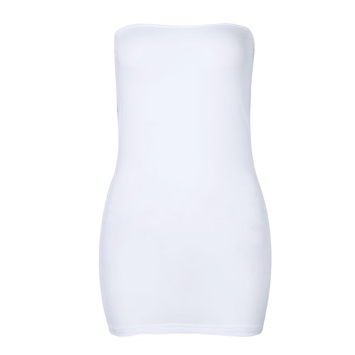 Damen Bandeau Minikleid Bodycon Clubwear Kurz Durchsichtig Sexy Nachtwäsche  - Bild 14 von 96