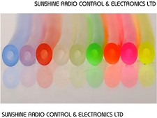 RC Nitro Glow Engine Silicone Fuel Line 2.3mm I.D. Fuel Pipe Tube Hose 9 Colours