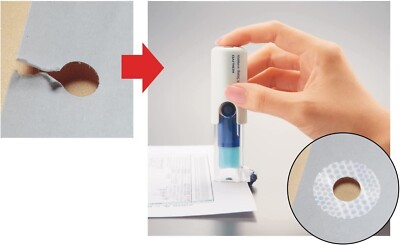 KOKUYO One Patch Stamp Blau - Locher Loch Verstärker Reparatur Stempel
