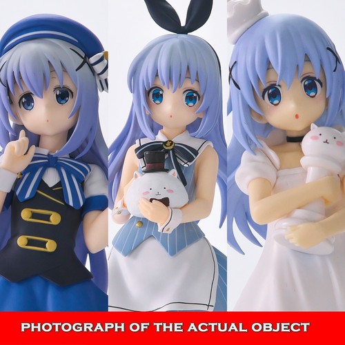 ist Ihre Bestellung ein Hase?   　Chino Japan Anime Figur 3er Serie - Bild 1 von 16