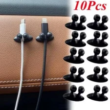 10pcs Car Wire Cable Holder Clip Phone Charger Line Organizer Clamp Accessories