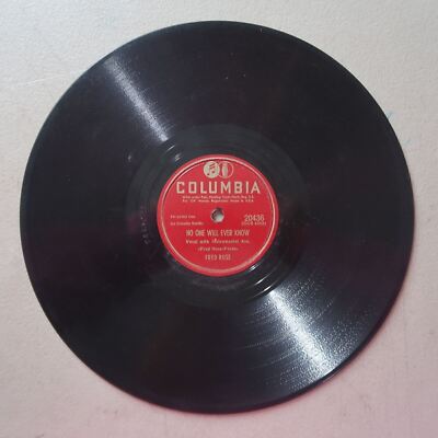 FRED ROSE STRING BAND DON'T FEEL SORRY FOR ME / NO ONE WILL EVER KNOW 78 D-100