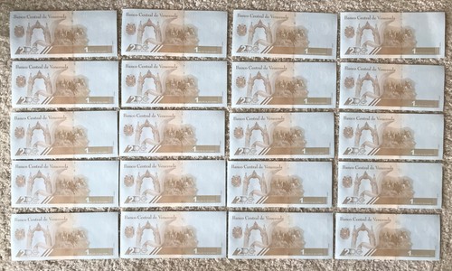 Lot of 20 x Venezuela Banknotes. 20 x 1 Million Bolivares. 2020. Unc. - Picture 3 of 4