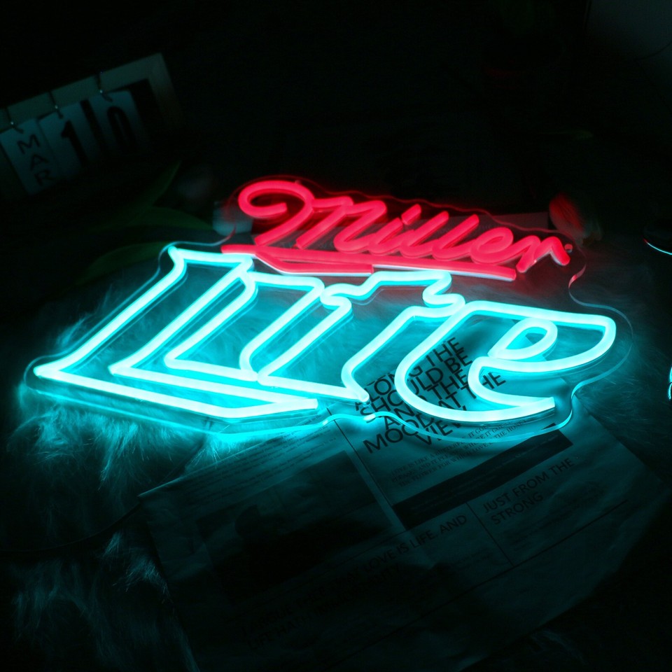 Neon Beer Sign, Bar Neon Sign, Dimmable Bar Neon Light Signs, Pub Neon