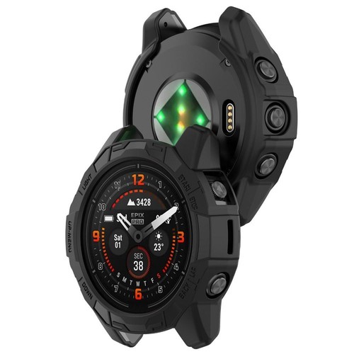 Frame Edge Shell Bumper Screen Protector for Garmin Fenix E 47mm - Zdjęcie 9 z 18