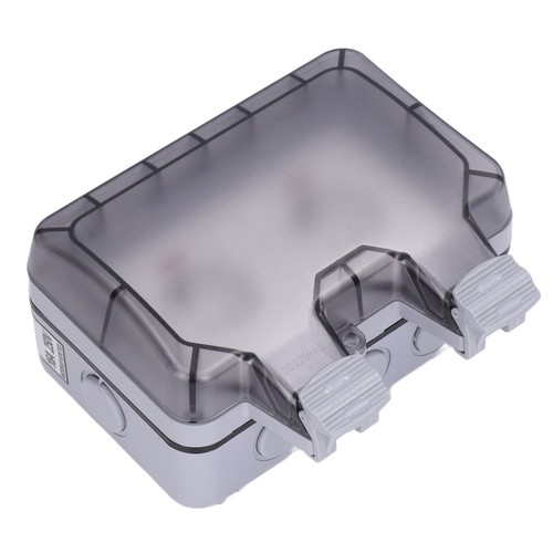 Cover Box Outlet IP66 Weatherproof Socket With Independent Switch Light New - Picture 17 of 22