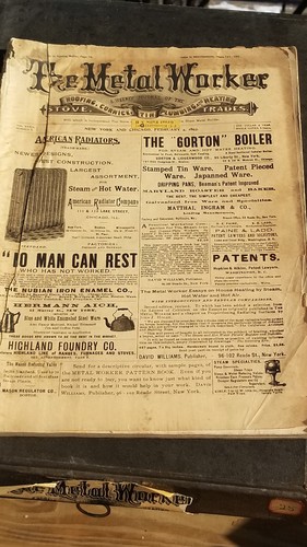 ANTIK DIE METALLARBEITER ZEITSCHRIFT 1893 OFENHANDWERK KESSEL HEIZKÖRPER - Bild 10 von 24