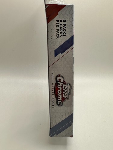 2021 Topps Chrome Baseball Update Hanger Box Factory Sealed Auto Superfractors - Imagen 3 de 3