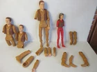Vtg Marx Johnny West & Janice Red Parts Lot Right & Left Hand Head Spring Body