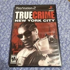 True Crime New York City PS2 Sony PlayStation 2 CIB Complete Tested