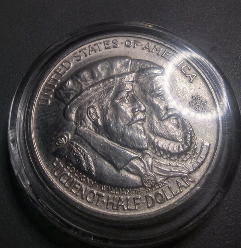 1924 huguenot-walloon commemorative half dollar High Grade Potential - Picture 1 of 5