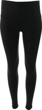 DG2 Diane Gilman Slim Sleek Coated Knit Legging Solid BLACK PS NEW 1061 