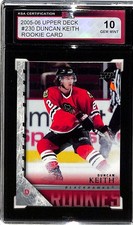 2005-06 Upper Deck #230 Duncan Keith Rookie YOUNG GUNS BLACK HAWKS RC KSA 10