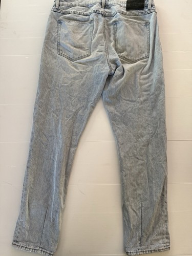 Genuine NEUW Denim Mens 'Ray Straight' Stretch Denim Jeans Size 36 X 32 Distress - Picture 13 of 17