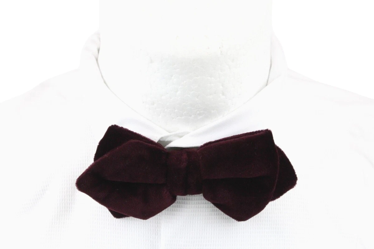 Nœud Papillon De Luxe En Verre Et Soie - Cor Sine Labe Doli - Fait Main En Italie - Noir Et Rouge - Neuf Avec étiquettes