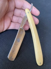 Vtg Ed Wusthof Trident Logo No 83 Solingen Germany 3/4” Half Hollow Ground Blade