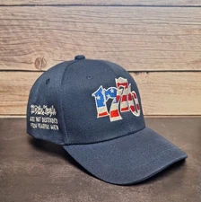 1776 - We The People Embroidered Snapback & Flexfit Caps – 40 Hat Color Options