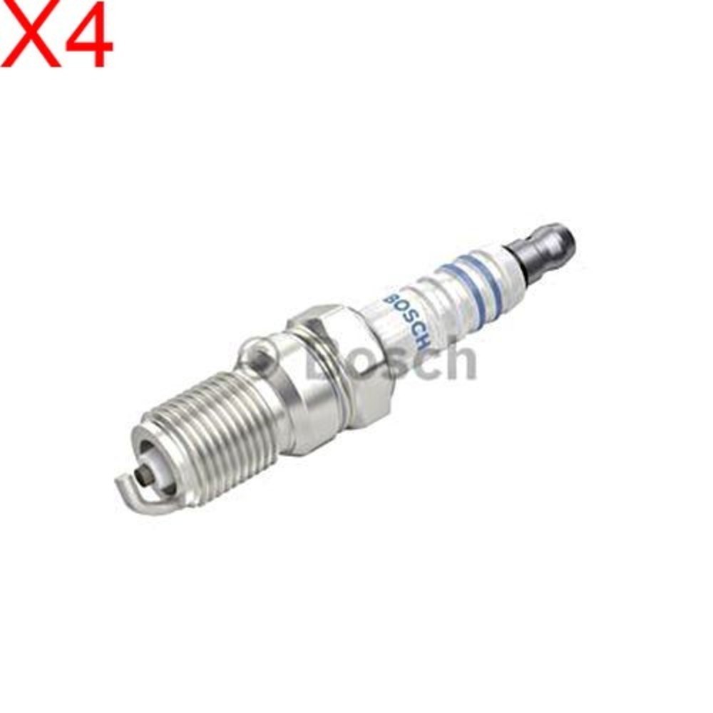 BOSCH Spark Plug x4 Petrol For CITROEN PEUGEOT 0241235753