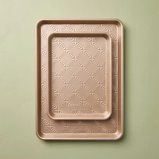 Set of 2 Nordic Ware Nonstick Cookie Sheet Bronze - Hearth &