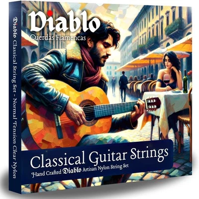 Diablo Classical Guitar Strings Normal Tension Nylon Set for all Spanish Guitars