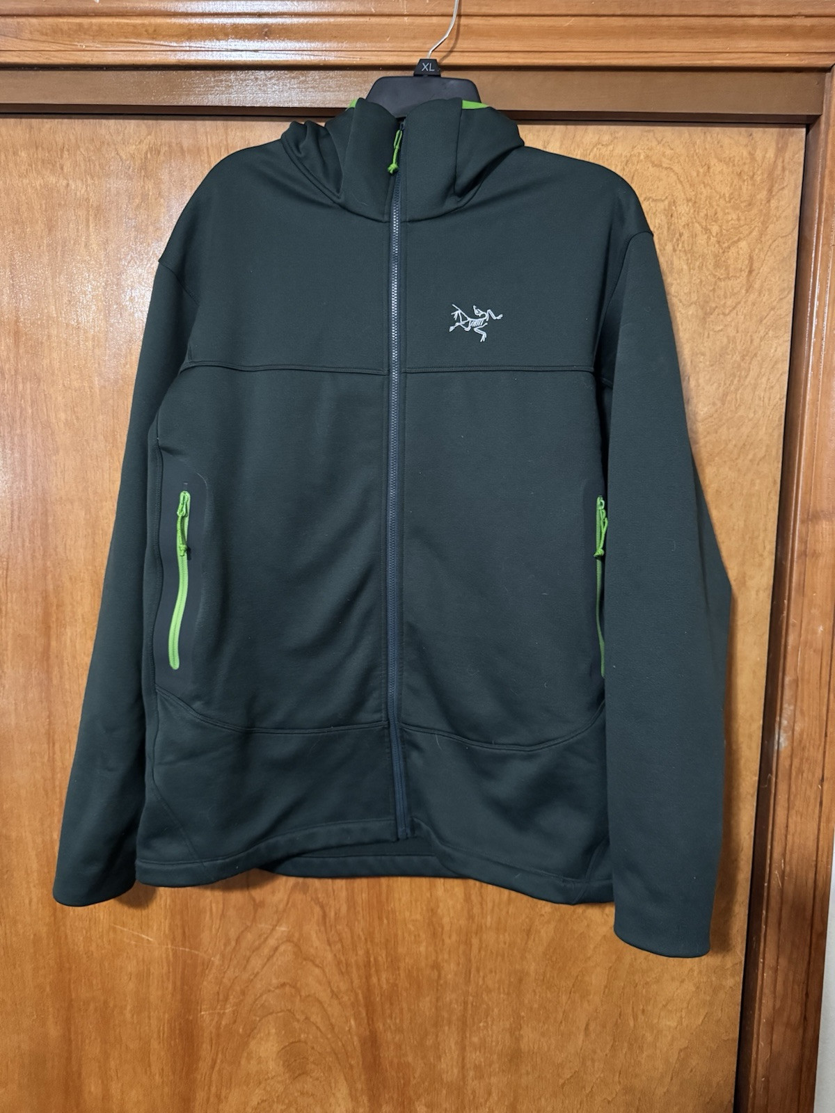 ARC'TERYX Arcteryx Giacca con Cappuccio Uomo L Verde Arenite con Cappuccio Gorpcore Alpinismo Sci