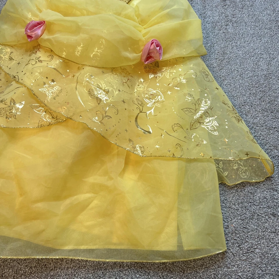 Disney Belle Dress Womens Small Yellow Beauty and the Beast Princess Costume 5/6 - Image 2 of 4