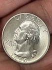 1950 D Washington Quarter  ~ 90% Silver UNC  COIN