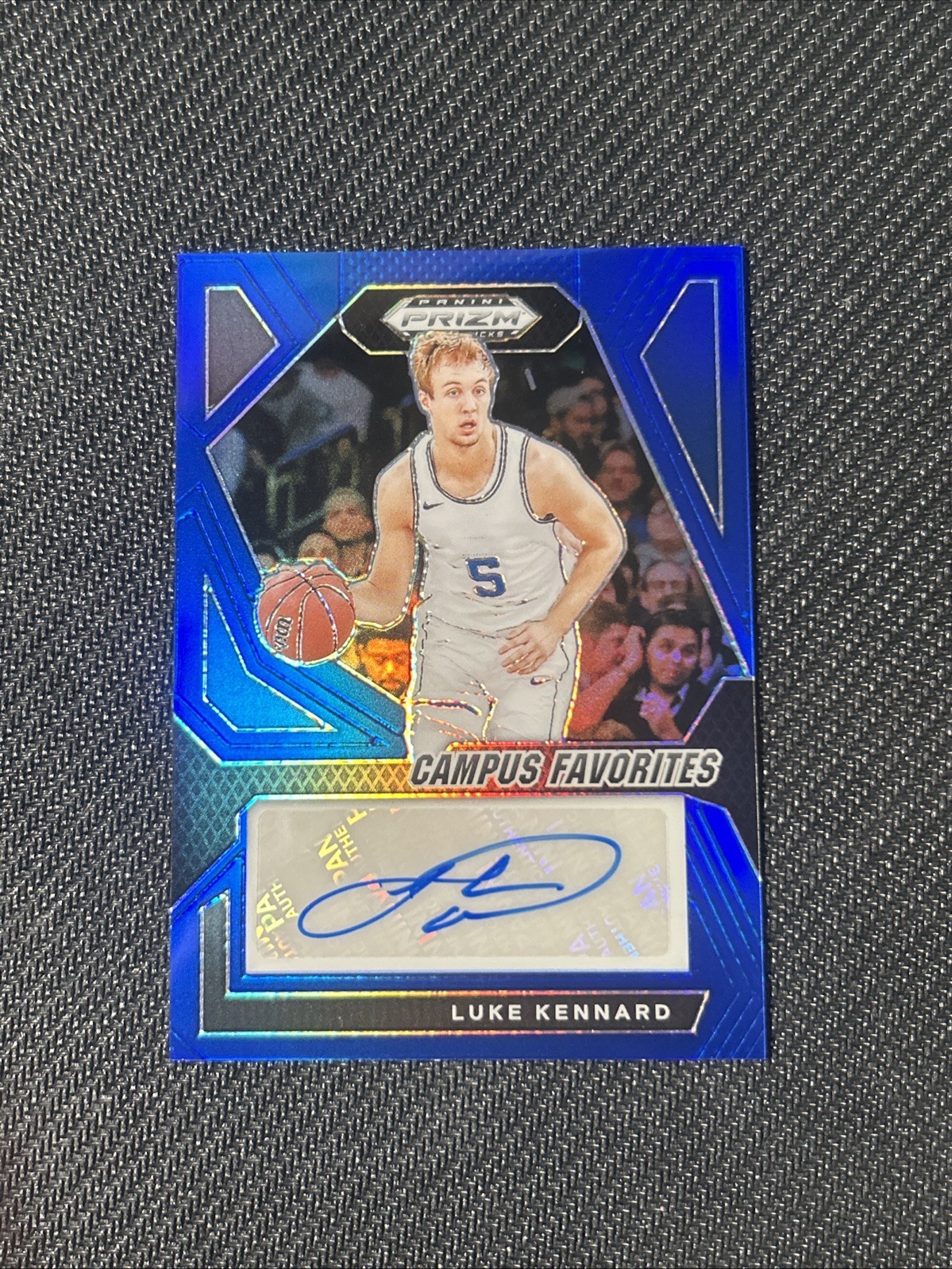 2024 Prizm Draft Picks - Luke Kennard Campus Favorites Blue Prizm Auto /149