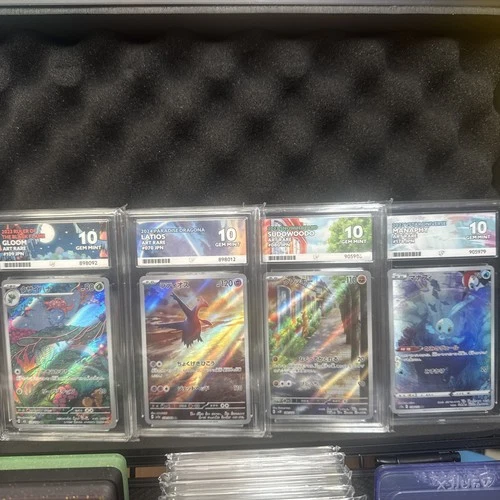 ACE GRADED POKEMON BUNDLE ,  11 TOTAL, Japanese, + rayquaza TG29