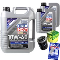 Mann Inspektionspaket 7L Liqui Moly Leichtlauf 10W-40 FüR Fiat Ducato