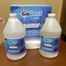 Crystal Clear Epoxy Resin  Hardener Kit-Each 64 Oz.-NIB