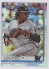 2019 Topps Chrome Prism Refractor Jose Urena #199 7kj