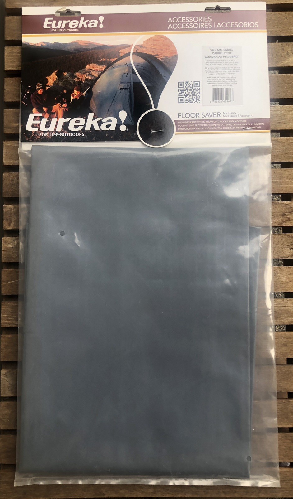 NEW EUREKA TENT FLOOR SAVER TARP MAT - SQUARE - SMALL SIZE - 6’ 8” x 6’ 8”