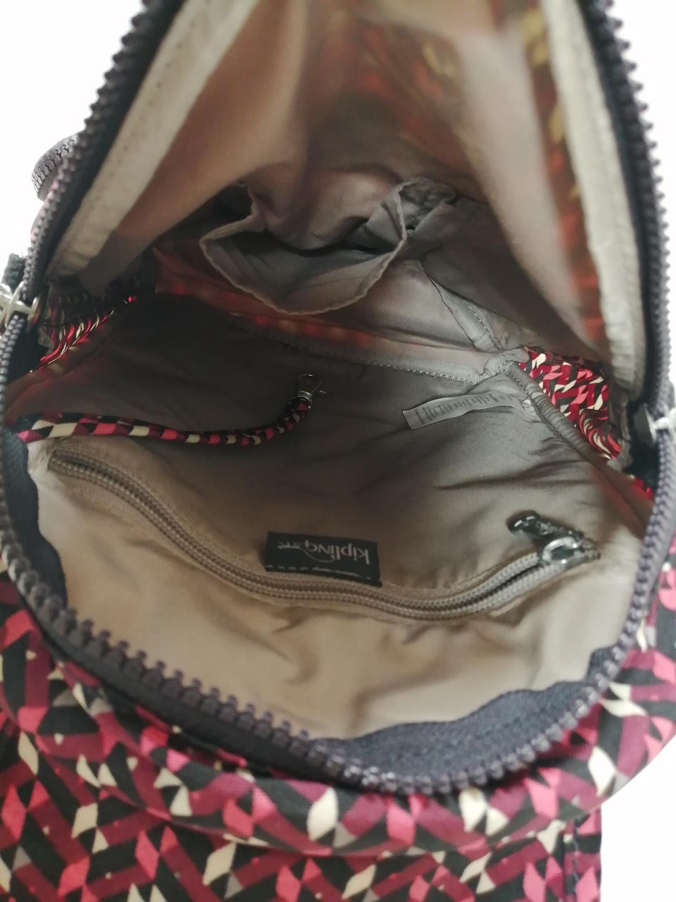 Kipling Backpack Model PPL Geometric Pattern KIPL… - image 7