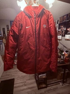 DEFECTIVE without tags  Nike NFL Sideline Down Hooded Parka Jacket Mens  G3D