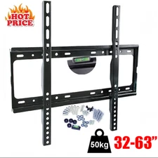 Fixed TV Mount Wall Bracket Fixed Full Motion Slim BRACKET VESA 26-63in 110lb