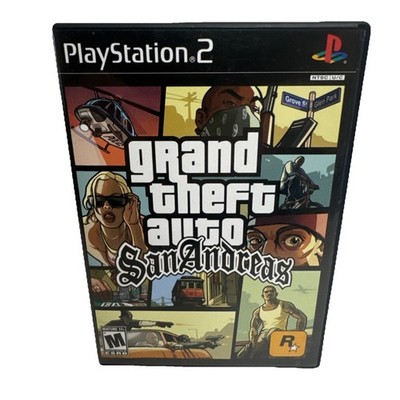 Grand Theft Auto San Andreas Greatest Hits PlayStation 2 With Manual & Map CIB